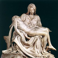 Pieta, Jesu na afname van het kruis bij zijn Moeder, Michel Angelo